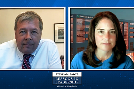 Lessons in Leadership: Joseph Lubertazzi, Jr., and Amy Frieman, MD, MBA