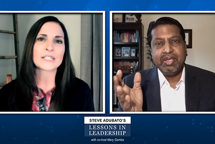 Lessons in Leadership: Staci Grant and Ranjit Nair, PhD