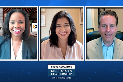 Lessons in Leadership: Tammy Garnes Mata and Brendan Gill with Alixon Collazos