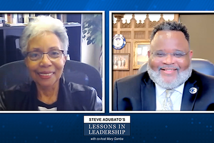 Lessons in Leadership: Sharron Miller and Dr. Lamont Repollet