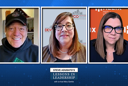 Lessons in Leadership: Joe Piscopo / Sarah Clarke and Merissa Buczny