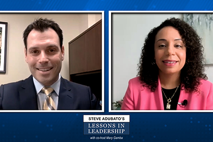 Lessons in Leadership: Brian Sandroff, PhD, and Kathryn Badger