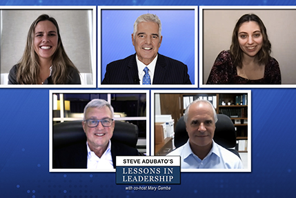 Lessons in Leadership: Delaney McGowan and Chloe Swift / Dennis Wilson and Paul DiMaio
