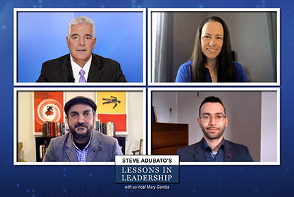 Lessons in Leadership: Kathy Agudo / Stephen Adubato and Usame Tunagur