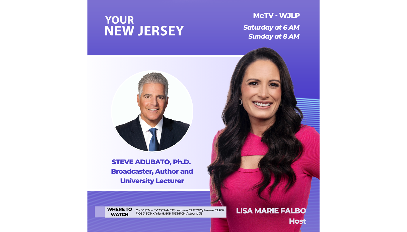 Steve Adubato joined Lisa Marie Falbo at @OnNewJerse