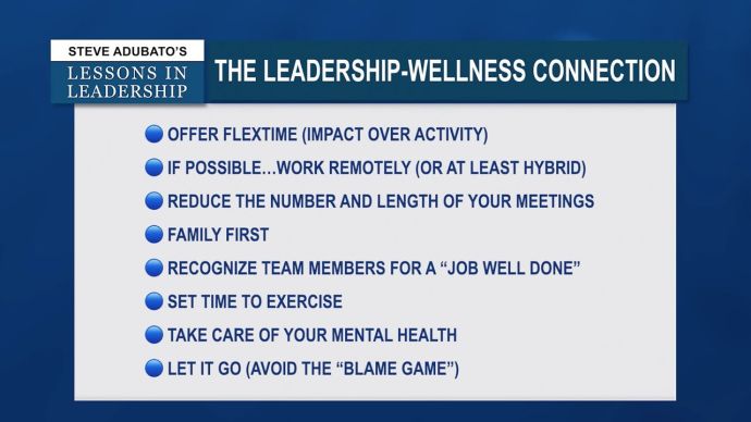 The Leadership-Wellness Connection