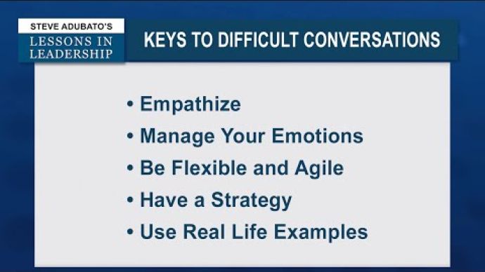 Keys to Difficult Conversations