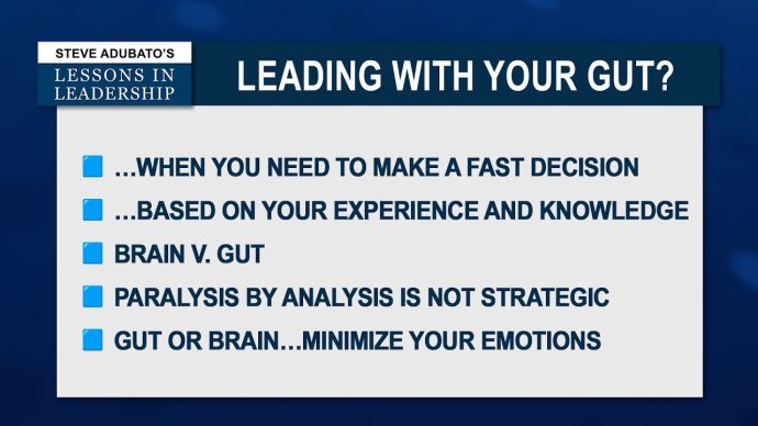Leading with Your Gut?
